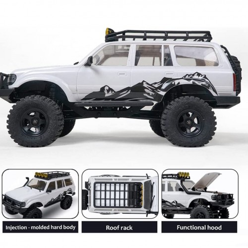 EAZYRC Patriot 1/18 2.4Ghz Crawler RC Car Snow Storm RTR Rock